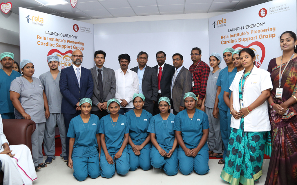 Launch Ceremony Rela Institutes Pioneering Cardiac Support Group