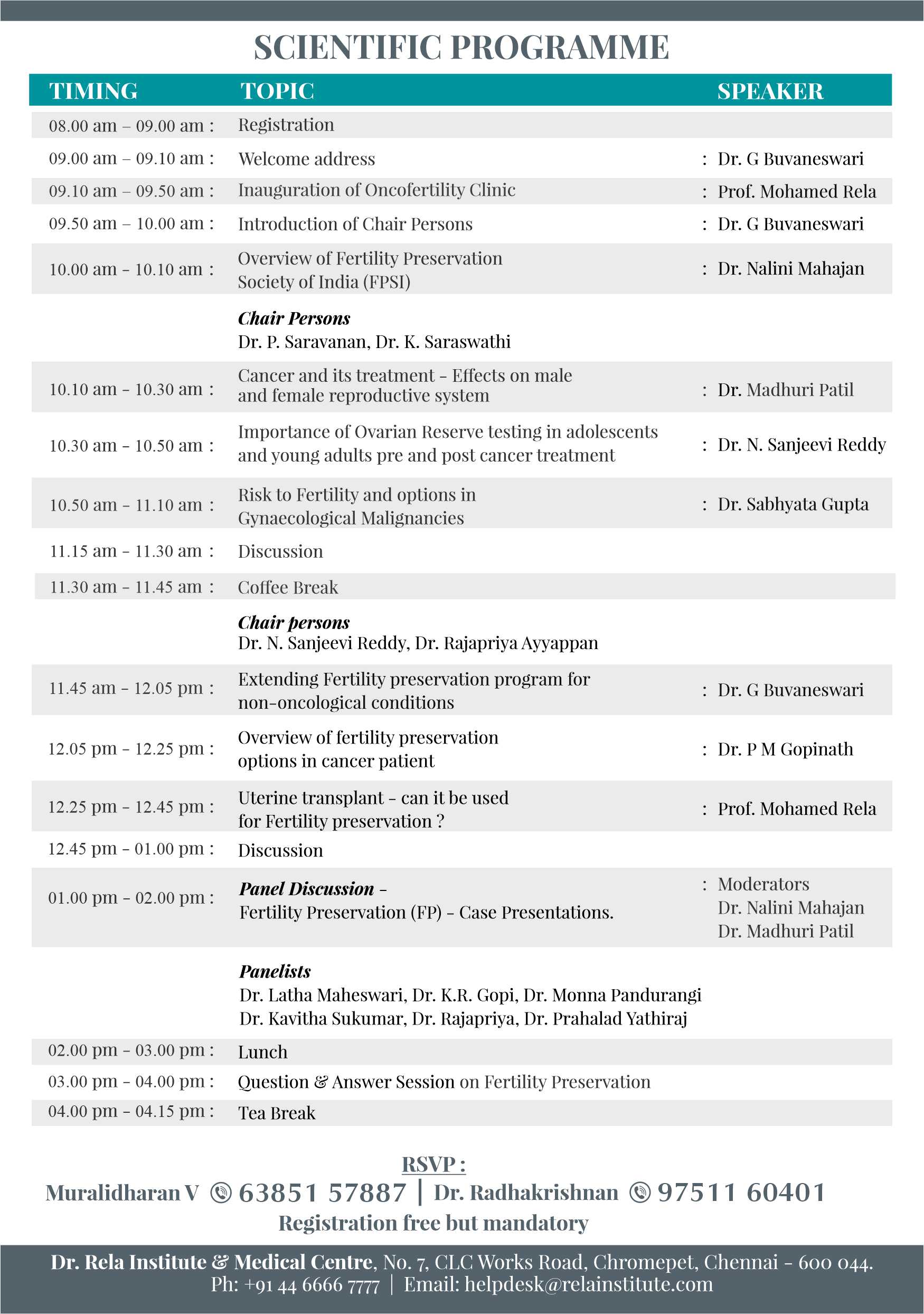 CME on Fertility Preservation