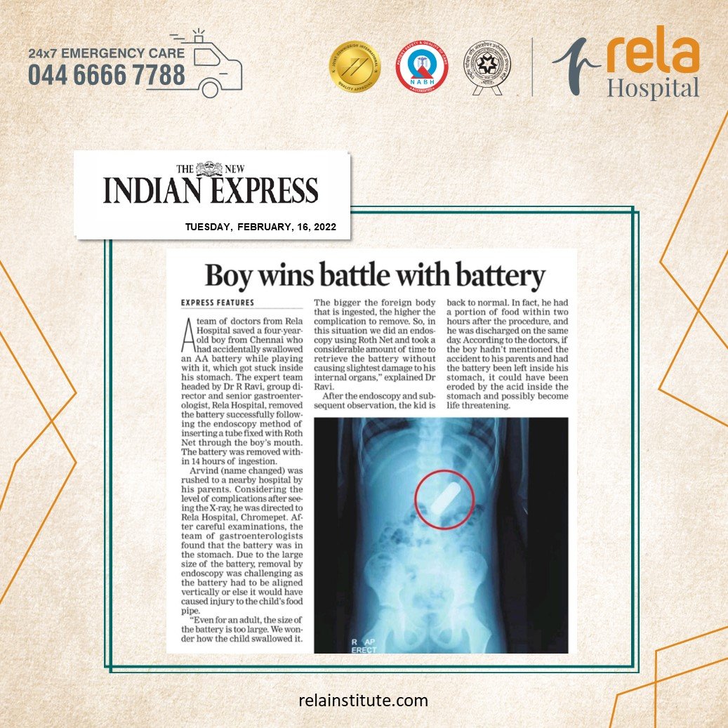 4-Year-Old Boy Swallows AA Battery, Survives After Timely Medical Aid 4-Year-Old Boy Swallows AA Battery, Survives After Timely Medical Aid