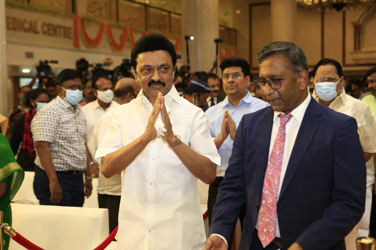 Tamil Nadu Chief Minister M.K. Stalin Inaugurates India’s Most Comprehensive Cancer Centre At Dr. Rela Hospital Tamil Nadu Chief Minister M.K. Stalin Inaugurates India’s Most Comprehensive Cancer Centre At Dr. Rela Hospital