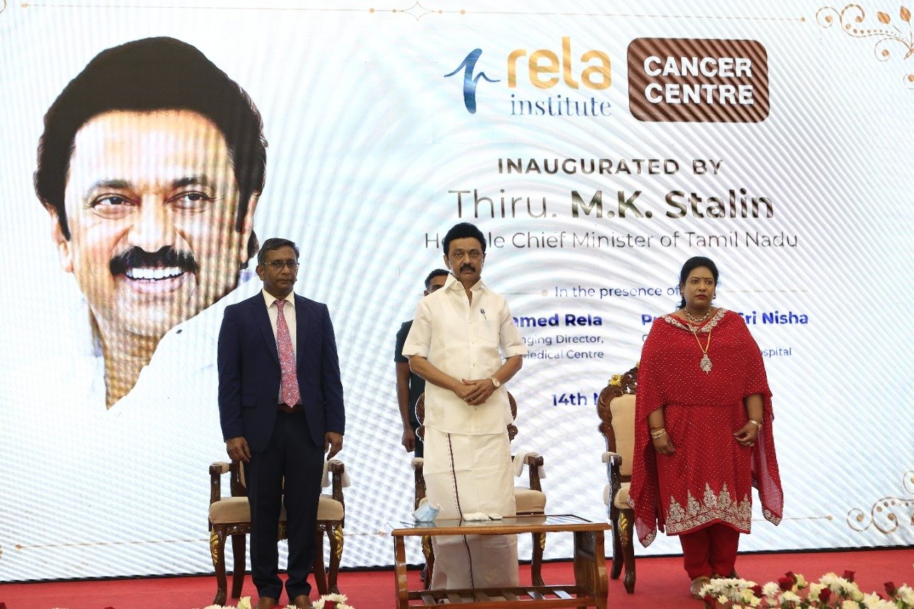 Tamil Nadu Chief Minister M.K. Stalin Inaugurates India’s Most Comprehensive Cancer Centre At Dr. Rela Hospital