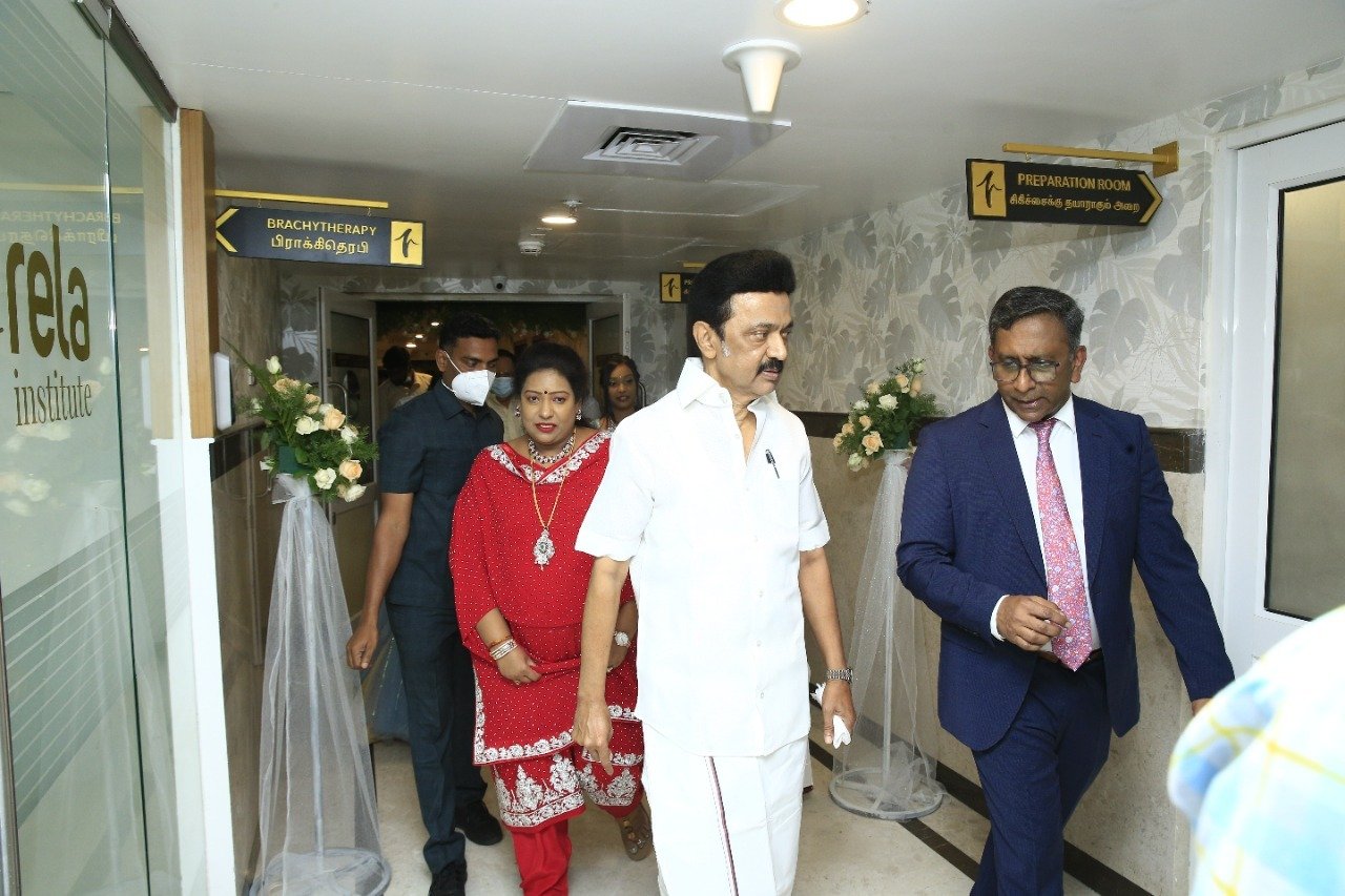 Tamil Nadu Chief Minister M.K. Stalin Inaugurates India’s Most Comprehensive Cancer Centre At Dr. Rela Hospital Tamil Nadu Chief Minister M.K. Stalin Inaugurates India’s Most Comprehensive Cancer Centre At Dr. Rela Hospital
