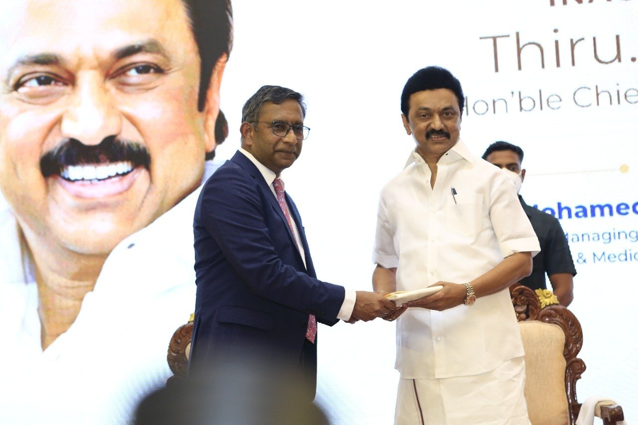 Tamil Nadu Chief Minister M.K. Stalin Inaugurates India’s Most Comprehensive Cancer Centre At Dr. Rela Hospital Tamil Nadu Chief Minister M.K. Stalin Inaugurates India’s Most Comprehensive Cancer Centre At Dr. Rela Hospital