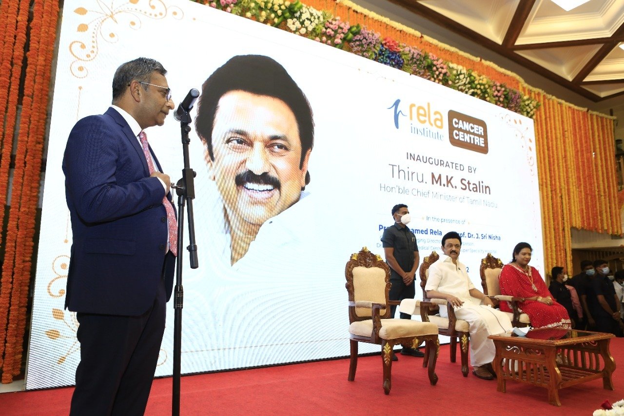 Tamil Nadu Chief Minister M.K. Stalin Inaugurates India’s Most Comprehensive Cancer Centre At Dr. Rela Hospital