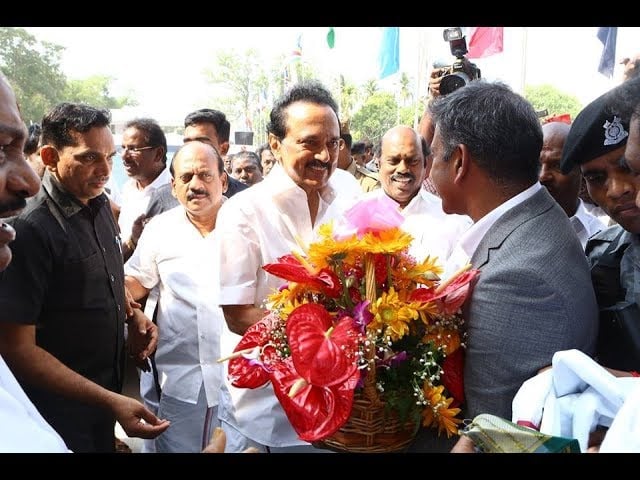 Inauguration by M.K. Stalin President of DMK in Chennai