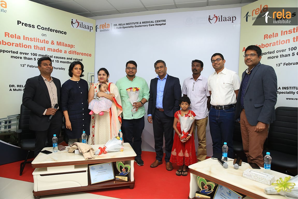 Press Conference On Rela Hospital & Milaap Collaboration Press Conference On Rela Hospital & Milaap Collaboration