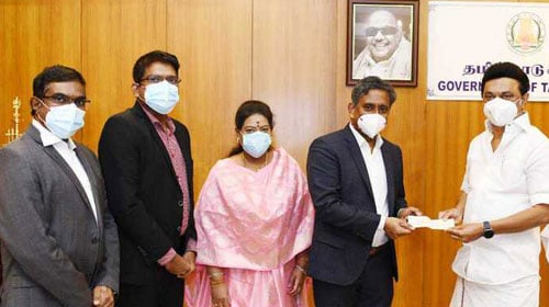 Rela Hospital donates Rs. 1 Crore for COVID relief work to the Chief Minister’s Public Relief Fund
