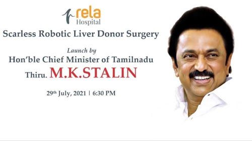 Launch of Scarless Robotic Liver Donor Surgery under the Chief Minister’s Health Insurance Scheme