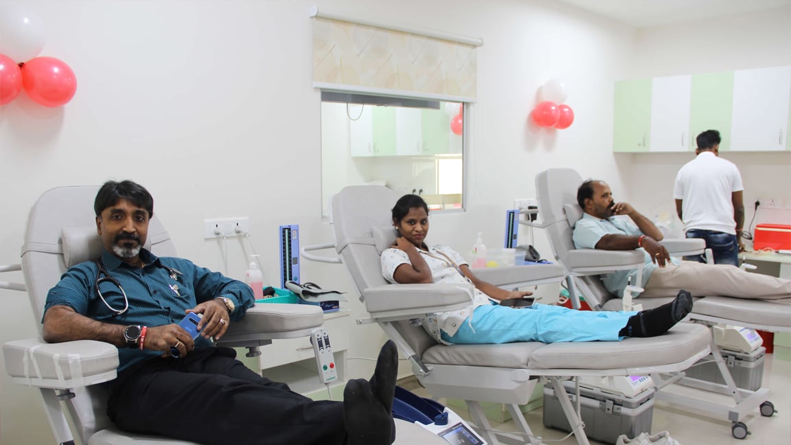Blood Donation Camp at Rela Hospital Blood Donation Camp at Rela Hospital