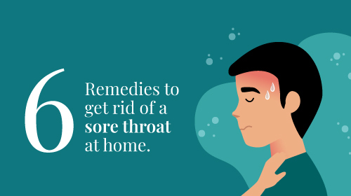 How to treat a sore throat?