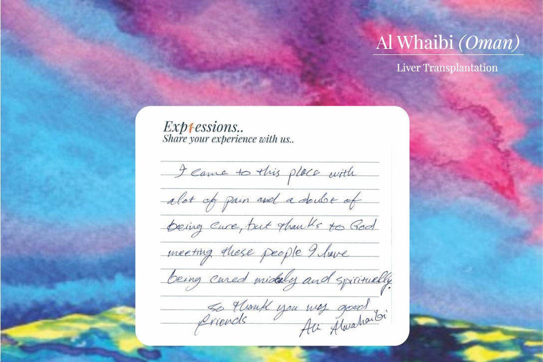 Al Whaibi, Oman (Liver Transplantation)