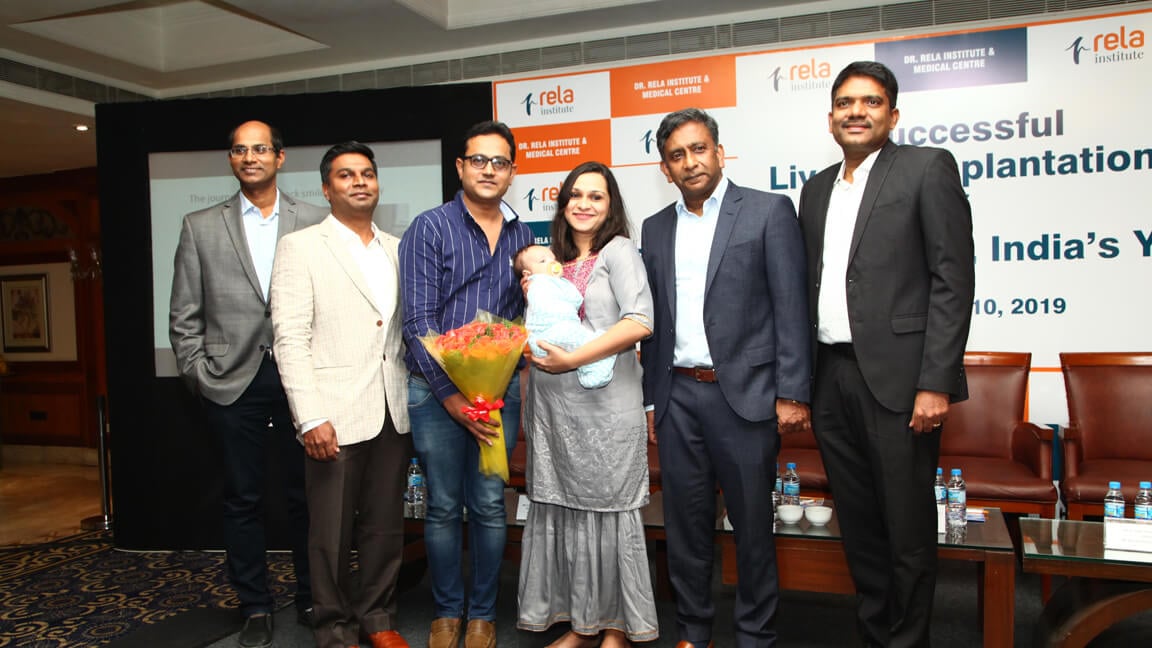 India’s Youngest Successful Liver Transplantation on a One-Month-Old Baby, performed at Dr Rela Hospital India’s Youngest Successful Liver Transplantation on a One-Month-Old Baby, performed at Dr Rela Hospital