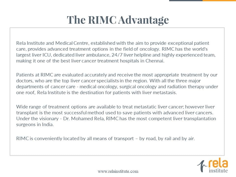 Liver Metastasis – The Secondary Liver Cancer