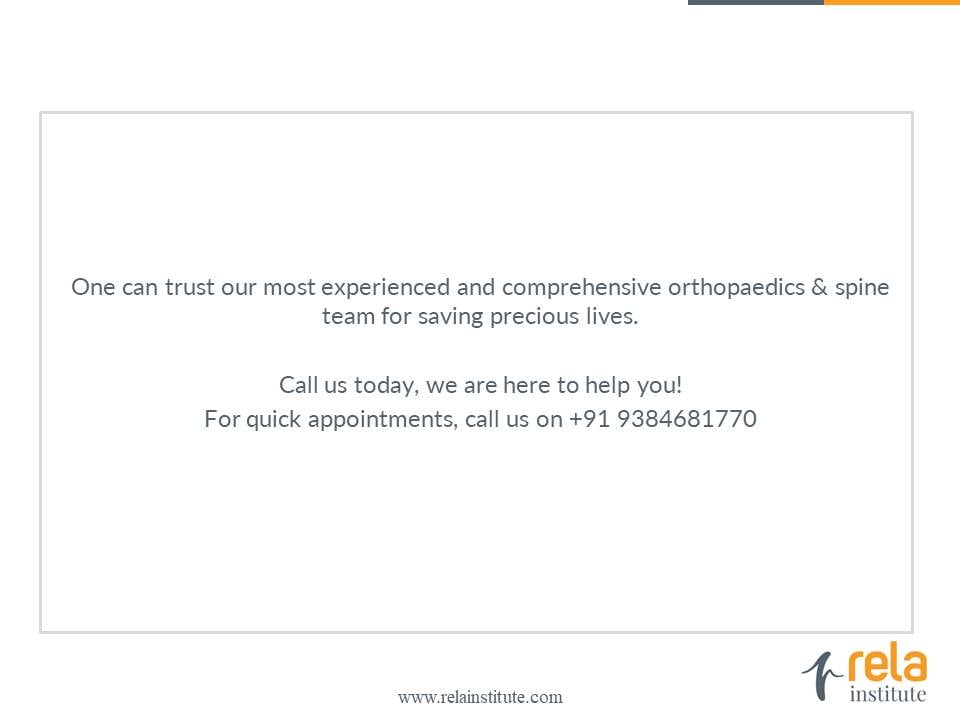 Orthopaedics and Spine Surgery