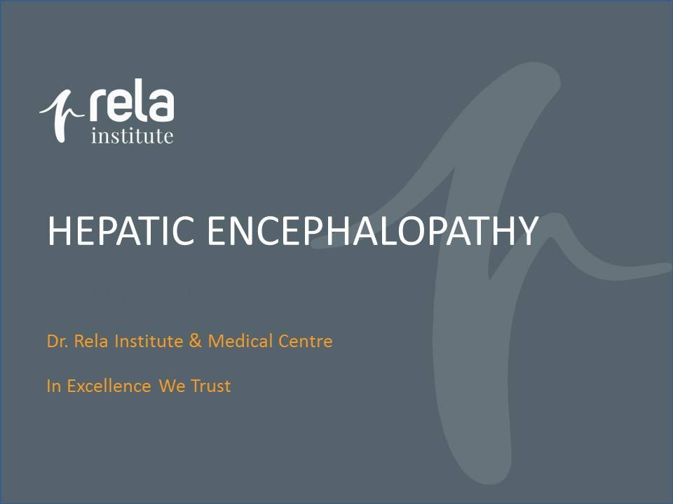 Hepatic Encephalopathy